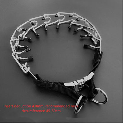 Dog Prong Collar, Ultra-Plus Chrome Plated Training