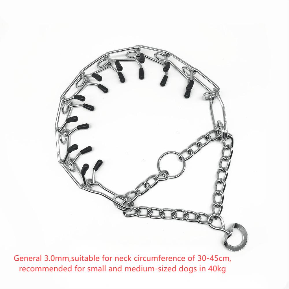 Ultra-Plus Chrome Plated Training Dog Prong Collar