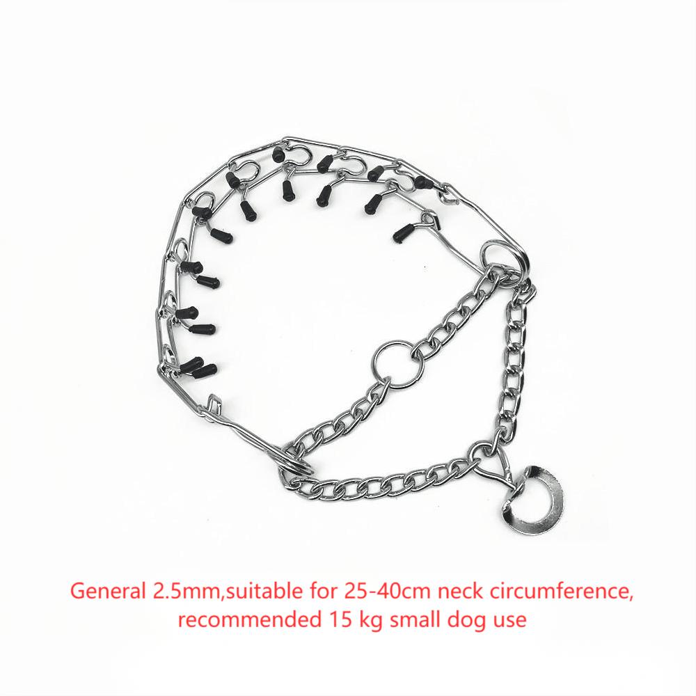 Ultra-Plus Chrome Plated Training Dog Prong Collar